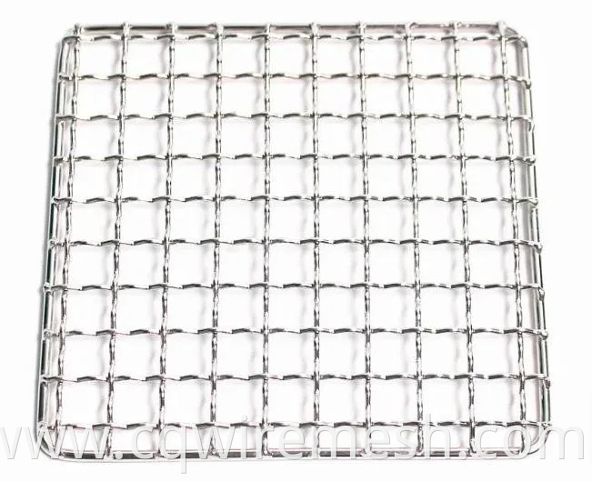 Superior High Quality Stainless Steel BBQ Grill Net Barbecue Grill Crimped Wire Mesh Netting